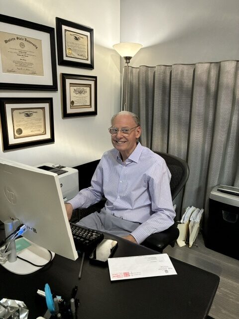 Divorce Attorney Consultation Attorney Stephen Drucker at his desk – Legal Action Workshop, Los Angeles divorce attorney